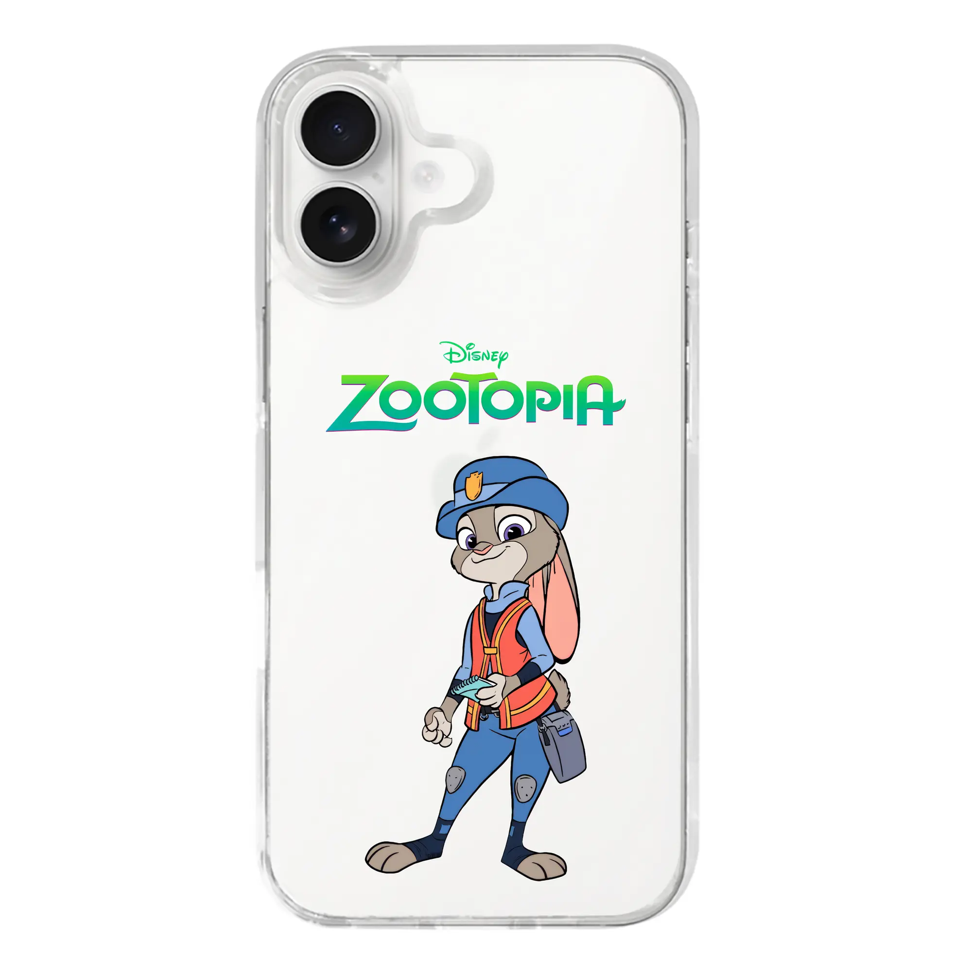 ズートピア グッズ,ジュディ・ホップス - iPhone 17シリーズ 透明スマホケース – 薄型・耐衝撃・精密フィット保護カバー